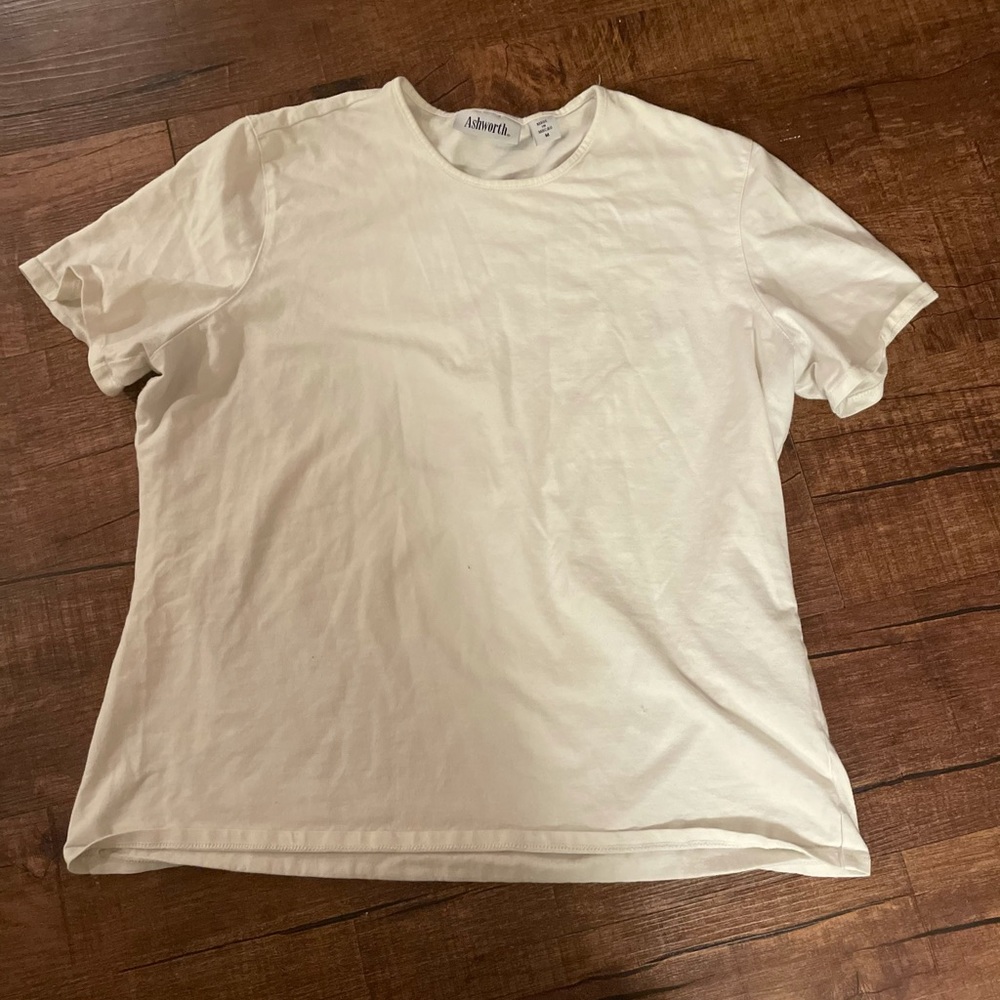 Casual white t-shirt